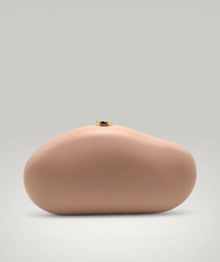 Minimalistická listová kabelka - ružová